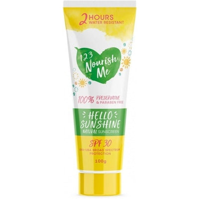 123 Nourish Me Hello Sunshine Sunscreen SPF40 100g - The O.G Me