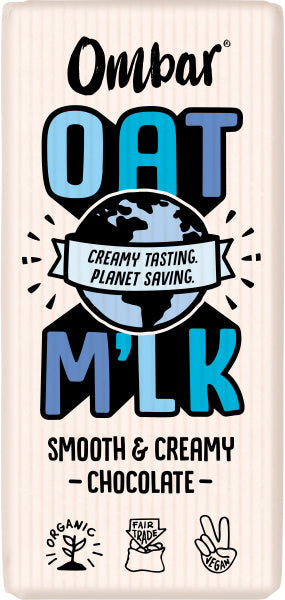 Ombar Oat Milk Smooth & Creamy Chocolate Bar 70g