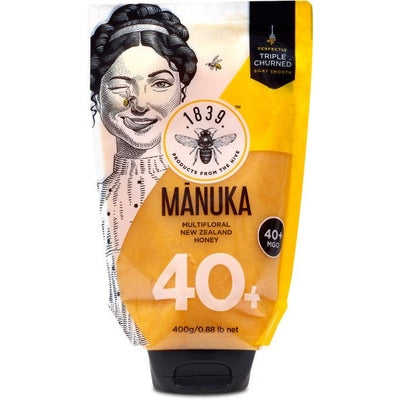 1839 Manuka Honey Multiflora Honey Pouch MGO 40+ 400g - The O.G Me