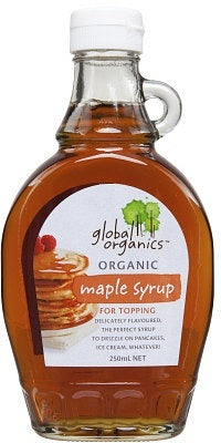 Global Organics Organic Maple Syrup 250ml