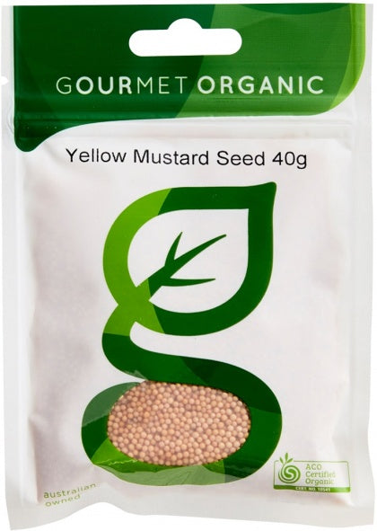 Gourmet Organic Mustard Seed Yellow 250g