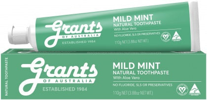 Grants Herbal Mild Mint with Aloe VeraToothpaste (Green) 110gm