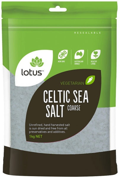 Lotus Celtic Sea Salt - Coarse G/F 1kg