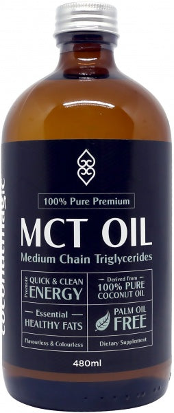 Coconut Magic 100% Pure Premium MCT Oil G/F 480ml