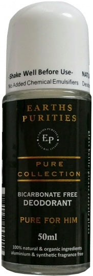 Earths Purities Pure Collection Natural Deodorant Roll On 50g