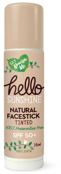 123 Nourish Me Hello Sunshine Facestick Tinted SPF50+ 16ml