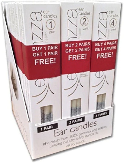 Essenzza Ear Candles 2 for 1 Promo Counter Display