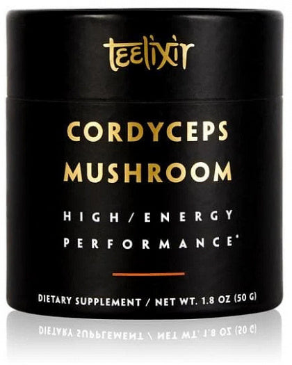 Teelixir Organic Cordyceps Mushroom Powder High/Energy Performance G/F 50g