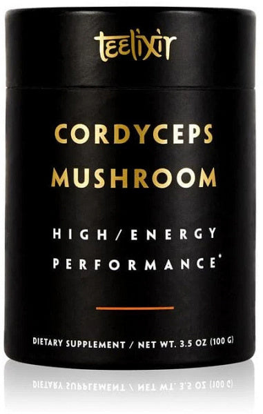 Teelixir Organic Cordyceps Mushroom Powder High/Energy Performance G/F 100g