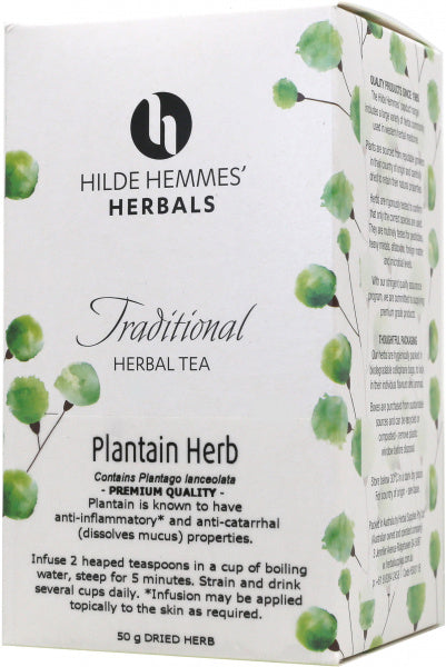 Hilde Hemmes Plantain Herb 50gm