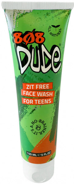 808 Dude Organic Zit Free Face Wash for Teens 150ml 