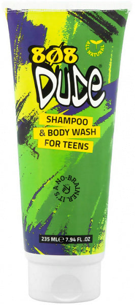 808 Dude Organic Shampoo & Body Wash for Teens 250ml 