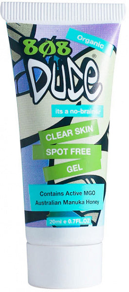 808 Dude Organic Clear Skin Spot Free Gel 20ml 