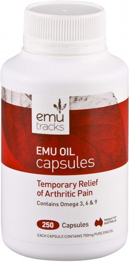 Emu Tracks Emu Oil 750mg 250caps