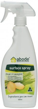 Abode Surface Spray Ginger & Lemongrass 500ml