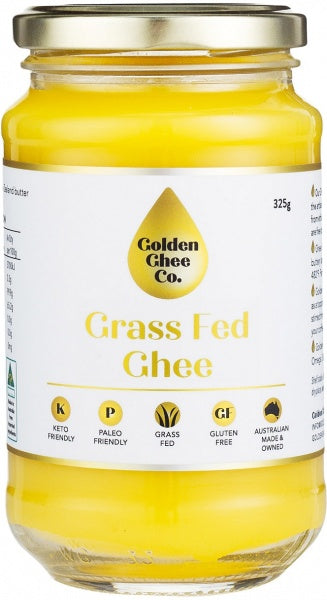 Golden Ghee Co Grass Fed Ghee G/F 325g