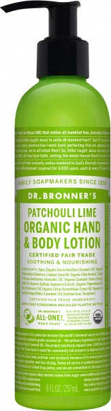 Dr Bronner's Lotion Patchouli Lime 237ml