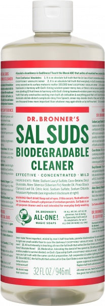 Dr Bronner's Sal Suds Liquid Cleaner 946ml