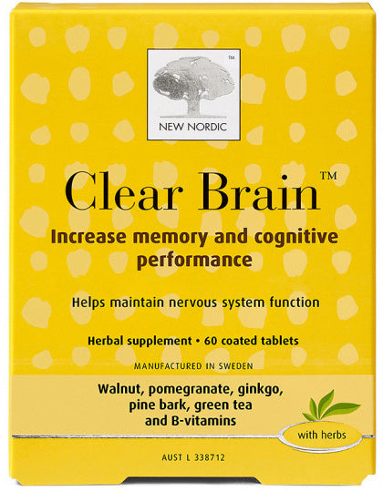 New Nordic Clear Brain 60Tabs