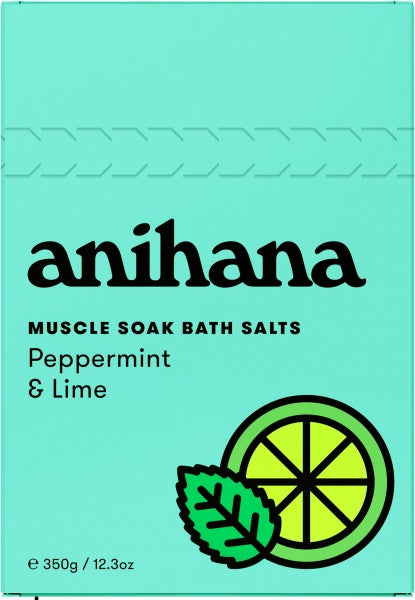 Anihana Bath Salts Lime & Peppermint 350g