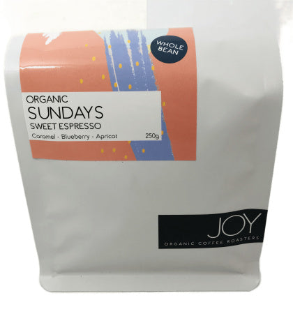 Joy Organic Coffee Beans Sundays 250g