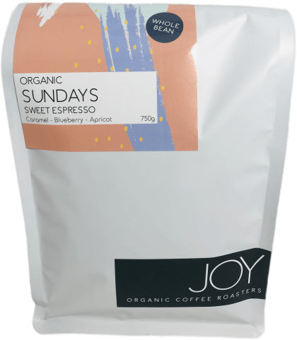 Joy Organic Coffee Beans Sundays 750g