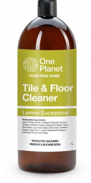 One Planet Tile & Floor Cleaner Lemon Eucalyptus 1L 