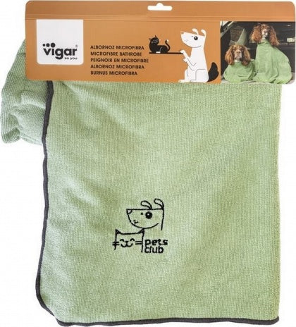 Vigar Pets Club Microfiber Bathrobe