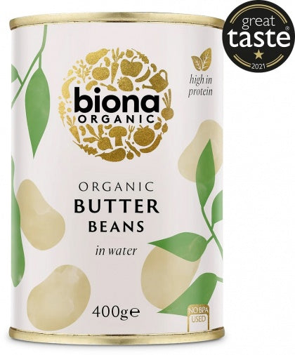 Biona Organic Butter Beans 400g