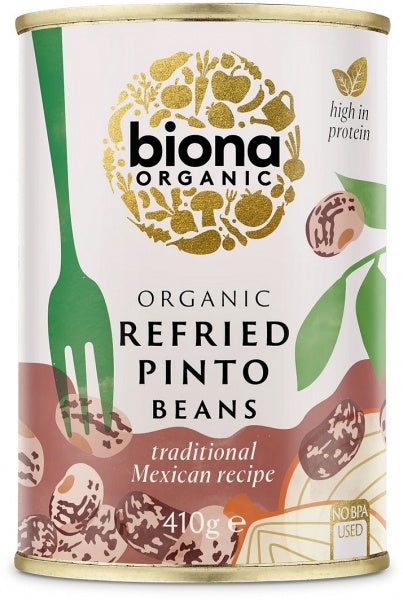 Biona Organic Pinto Refried Beans 410g