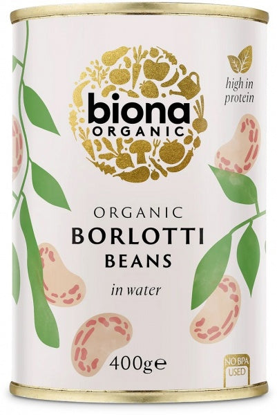 Biona Organic Borlotti Beans 400g