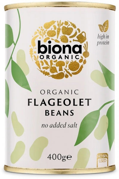 Biona Organic Flageolet Beans 400g