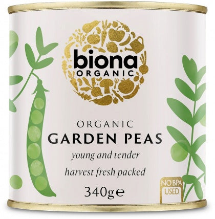 Biona Organic Garden Peas 340g