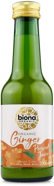 Biona Organic Pressed Ginger Juice 200ml