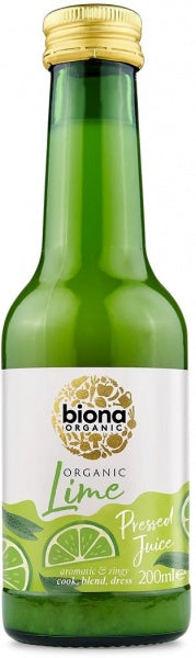 Biona Organic Pressed Lime Juice 200ml