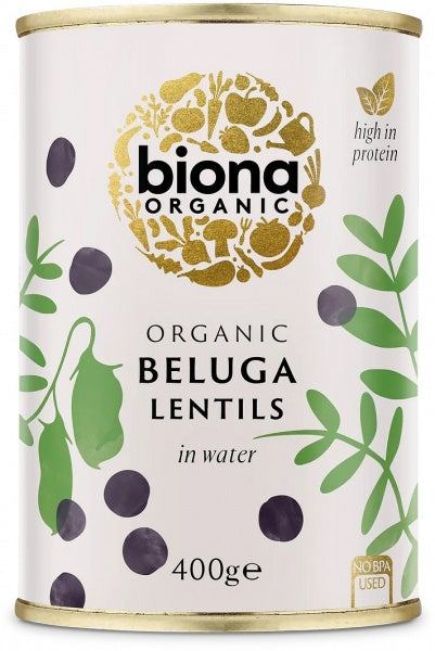 Biona Organic Beluga Lentils 400g