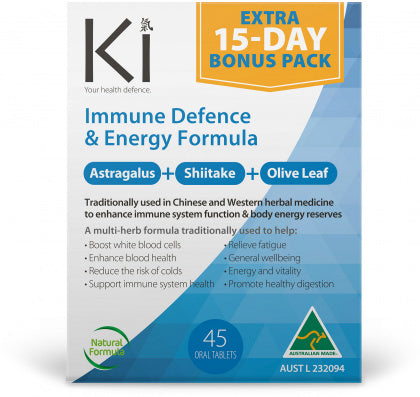 Martin & Pleasance Ki Immune Defence & Energy Formula 45tabs