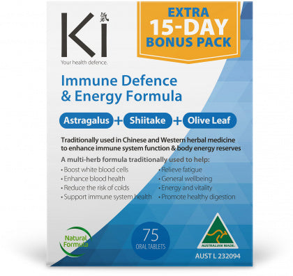 Martin & Pleasance Ki Immune Defence & Energy Formula 75tabs