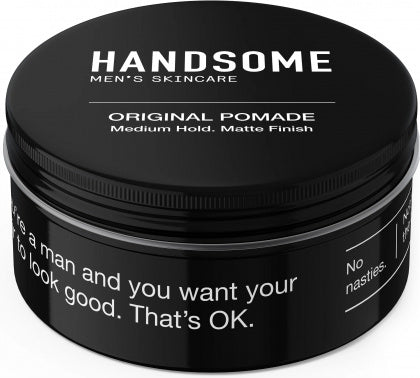 Handsome Men's Organic Skincare Hair Pomade 75g