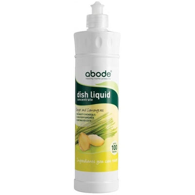 Abode Dish Liquid Ginger & Lemongrass 500ml squirt cap - The O.G Me