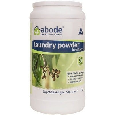 Abode Front & Top Loader Eucalyptus Laundry Powder 1kg - The O.G Me