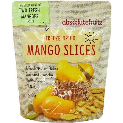 Absolutefruitz Freeze Dried Mango - Two Mangoes 35g - The O.G Me