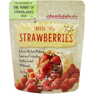 Absolutefruitz Freeze Dried Strawberry - One Punnet 35g - The O.G Me