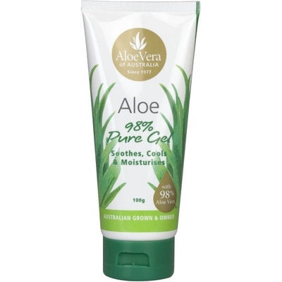 Aloe Vera Aloe 98% Pure Gel Tube 100g - The O.G Me