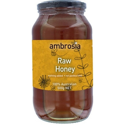 Ambrosia Honey Raw G/F 500g - The O.G Me