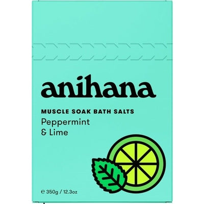 Anihana Bath Salts Lime & Peppermint 350g - The O.G Me