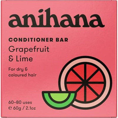 Anihana Conditioner Bar Grapefruit & Lime Dry Damaged Hair 60g - The O.G Me