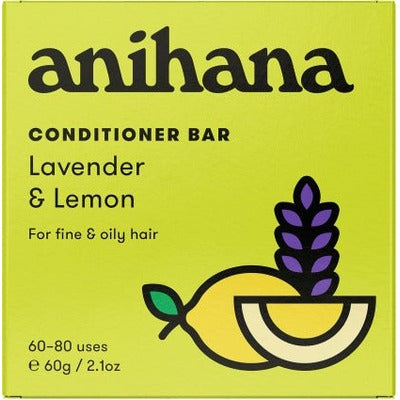 Anihana Conditioner Bar Lavender & Lemon Fine & Oily Hair 60g - The O.G Me