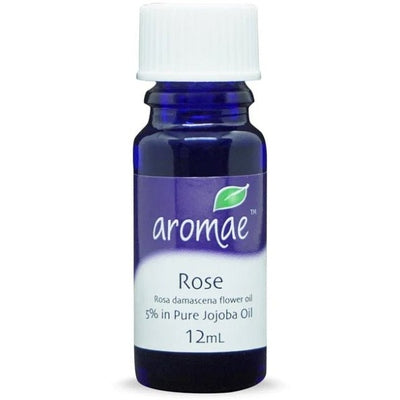 Aromae Rose 5% in Pure Jojoba Essential Oil 12mL - The O.G Me