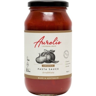 Aurelio Organic Arrabbiatta Pasta Sauce G/F 500g - The O.G Me